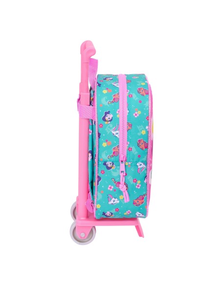 Cartable à roulettes My Little Pony Magic Rose Turquoise 22 x 27 x 10 cm