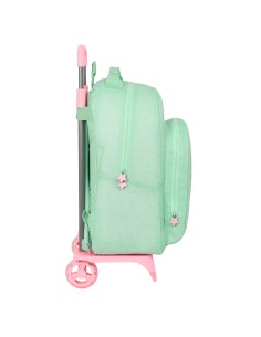 Cartable à roulettes BlackFit8 Moon Vert 32 x 42 x 15 cm 2