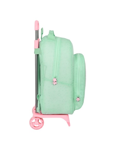 Cartable à roulettes BlackFit8 Moon Vert 32 x 42 x 15 cm