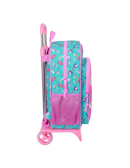 Cartable à roulettes My Little Pony Magic Rose Turquoise 33 x 42 x 14 cm