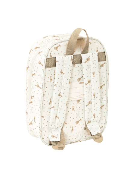 Cartable Sophie la Girafe Beige 20 x 28 x 8 cm