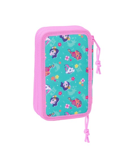 Plumier double My Little Pony Magic Rose Turquoise 12.5 x 19.5 x 4 cm 28 Pièces