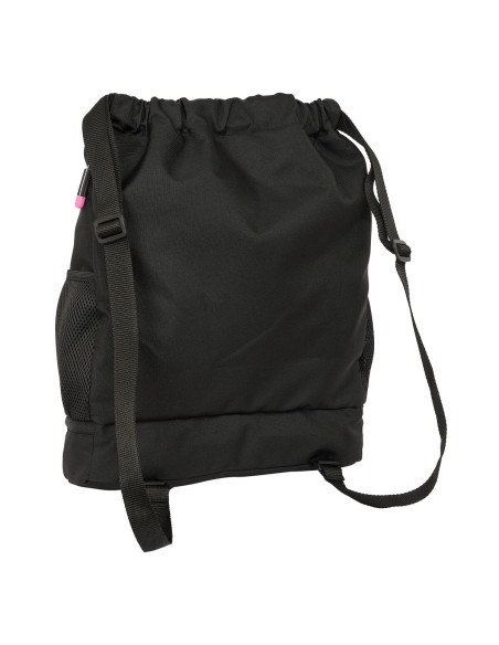 Sac à dos serré par des ficelles Kings League Porcinos Noir 35 x 40 x 1 cm