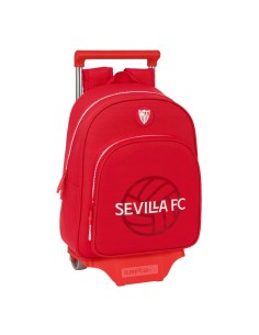 Cartable à roulettes Sevilla Fútbol Club Rouge 28 x 34 x 10 cm