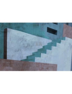 Cadre DKD Home Decor Maison (70 x 1,8 x 50 cm) 2