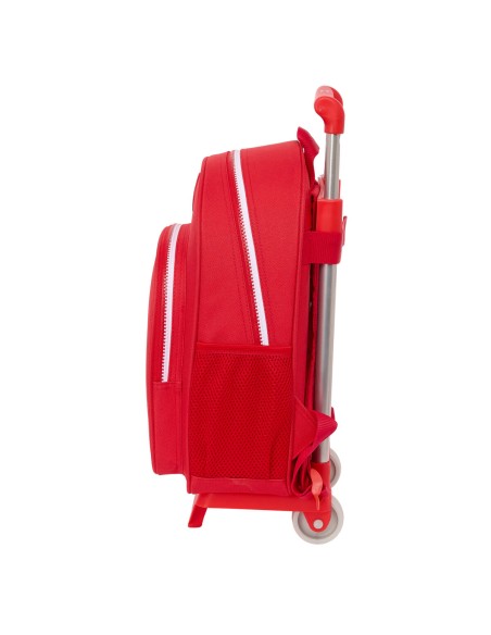 Cartable à roulettes Sevilla Fútbol Club Rouge 28 x 34 x 10 cm