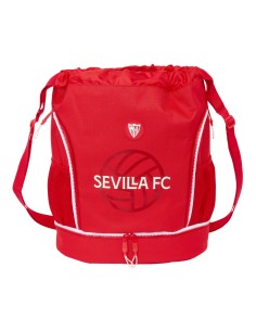 Sac à dos serré par des ficelles Sevilla Fútbol Club Rouge 35 x 40 x 1 cm