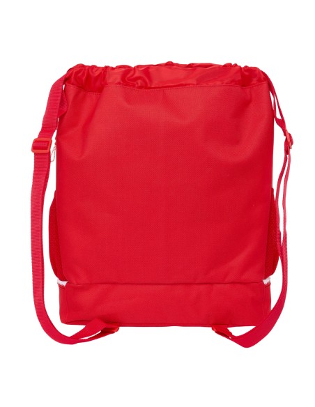 Sac à dos serré par des ficelles Sevilla Fútbol Club Rouge 35 x 40 x 1 cm