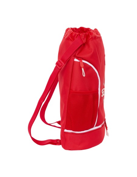 Sac à dos serré par des ficelles Sevilla Fútbol Club Rouge 35 x 40 x 1 cm