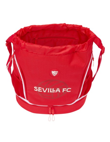 Sac à dos serré par des ficelles Sevilla Fútbol Club Rouge 35 x 40 x 1 cm