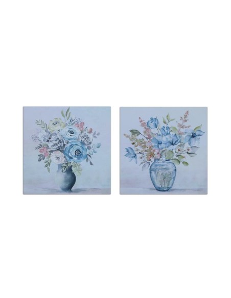 Cadre DKD Home Decor Vase (80 x 2,8 x 80 cm) (2 Unités)