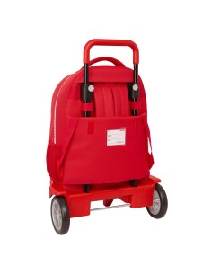 Cartable à roulettes Sevilla Fútbol Club Rouge 33 x 45 x 22 cm 2