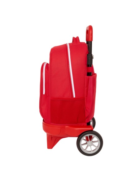 Cartable à roulettes Sevilla Fútbol Club Rouge 33 x 45 x 22 cm