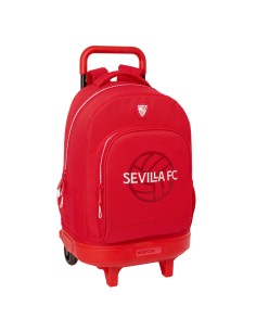 Cartable à roulettes Sevilla Fútbol Club Rouge 33 x 45 x 22 cm