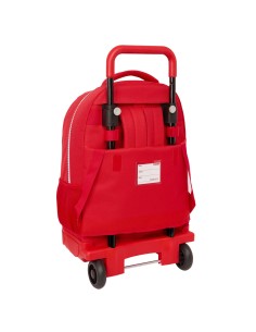 Cartable à roulettes Sevilla Fútbol Club Rouge 33 x 45 x 22 cm 2