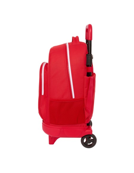 Cartable à roulettes Sevilla Fútbol Club Rouge 33 x 45 x 22 cm