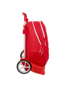 Cartable à roulettes Sevilla Fútbol Club Rouge 32 x 44 x 16 cm 2