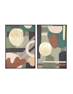 Cadre DKD Home Decor Abstrait Moderne (83 x 4,5 x 122,5 cm) (83 x 4,5 x 123 cm) (2 Unités)