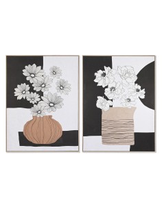 Cadre DKD Home Decor Vase Moderne (103 x 4,5 x 143 cm) (2 Unités)