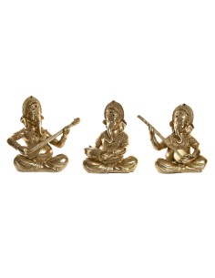 Figurine Décorative DKD Home Decor Résine Indien (31 x 15,5 x 30 cm) (3 Unités)