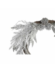 Couronne de Noël DKD Home Decor Métal Polyester (50 x 6 x 40 cm) (2 Unités) 2