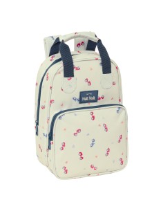 Cartable Nait Nait Coches Beige 20 x 28 x 8 cm