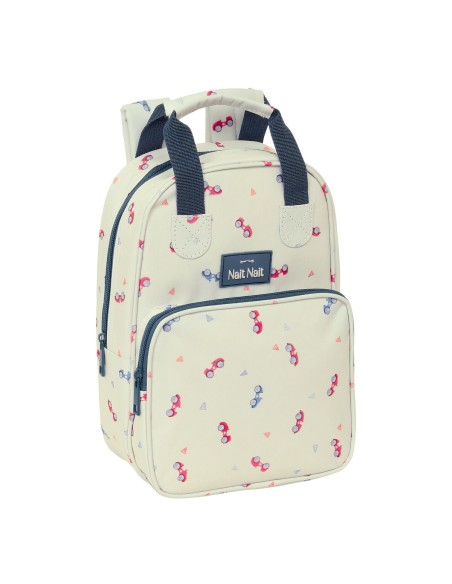 Cartable Nait Nait Coches Beige 20 x 28 x 8 cm