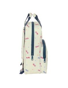 Cartable Nait Nait Coches Beige 20 x 28 x 8 cm 2