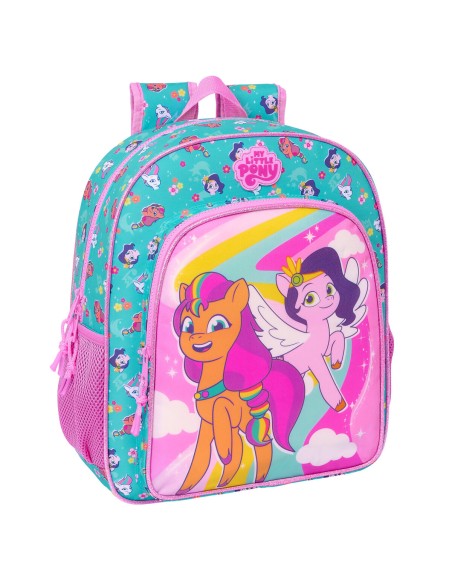 Cartable My Little Pony Magic Rose Turquoise 32 x 38 x 12 cm