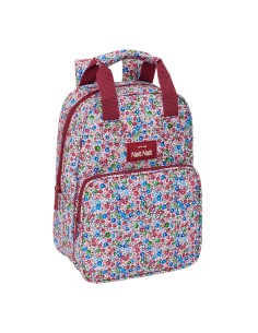 Cartable Nait Nait Flores coimbra burdeos Bordeaux 20 x 28 x 8 cm