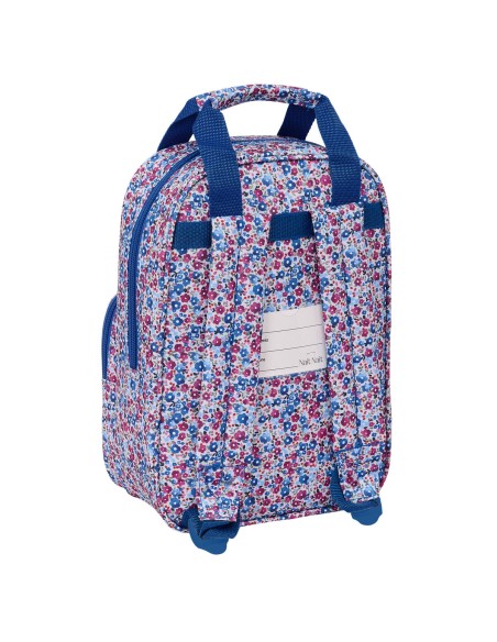Cartable Nait Nait Flores coimbra azul Bleu 20 x 28 x 8 cm