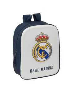 Sac à dos enfant Real Madrid C.F. Blanc Blue marine 22 x 27 x 10 cm