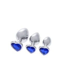 Plug Anal S Pleasures Bleu Argenté 2