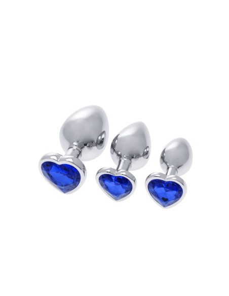 Plug Anal S Pleasures Bleu Argenté