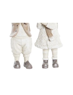 Décorations de Noël DKD Home Decor Résine Enfants (9 x 6 x 19,5 cm) (2 Unités) 2