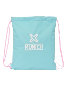 Sac à dos serré par des ficelles Munich Heaven Bleu ciel 35 x 40 x 1 cm