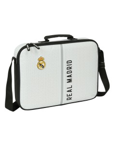 Cartable d'école Real Madrid C.F. Blanc Gris 38 x 28 x 6 cm