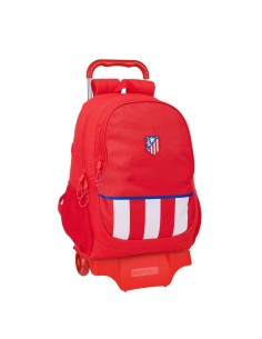 Cartable à roulettes Atlético Madrid Rouge 32 x 44 x 16 cm