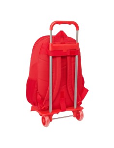 Cartable à roulettes Atlético Madrid Rouge 32 x 44 x 16 cm 2