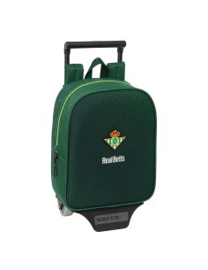 Cartable à roulettes Real Betis Balompié Vert 22 x 27 x 10 cm