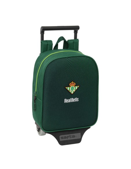 Cartable à roulettes Real Betis Balompié Vert 22 x 27 x 10 cm