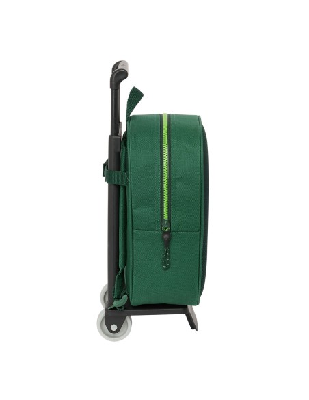 Cartable à roulettes Real Betis Balompié Vert 22 x 27 x 10 cm