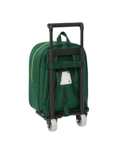 Cartable à roulettes Real Betis Balompié Vert 22 x 27 x 10 cm