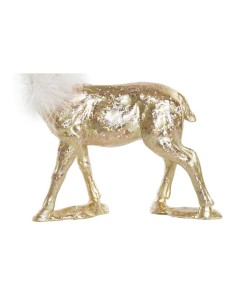 Décorations de Noël DKD Home Decor Résine Renne (17,5 x 9 x 22,5 cm) (2 Unités) 2
