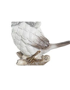 Décorations de Noël DKD Home Decor Résine Oiseau (13,5 x 7 x 12,5 cm) (2 Unités) 2