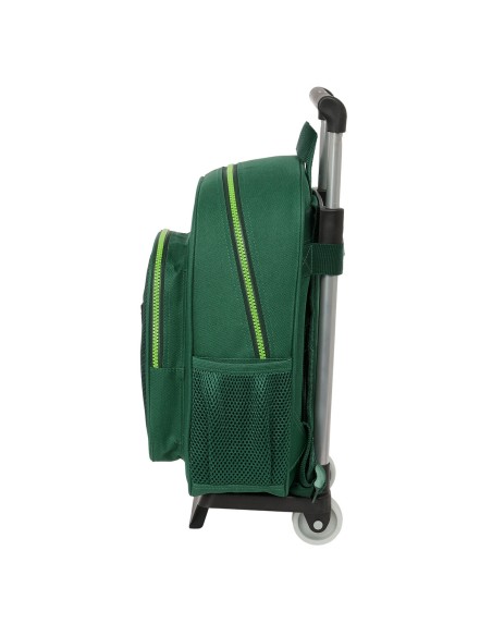 Cartable à roulettes Real Betis Balompié Vert 28 x 34 x 10 cm