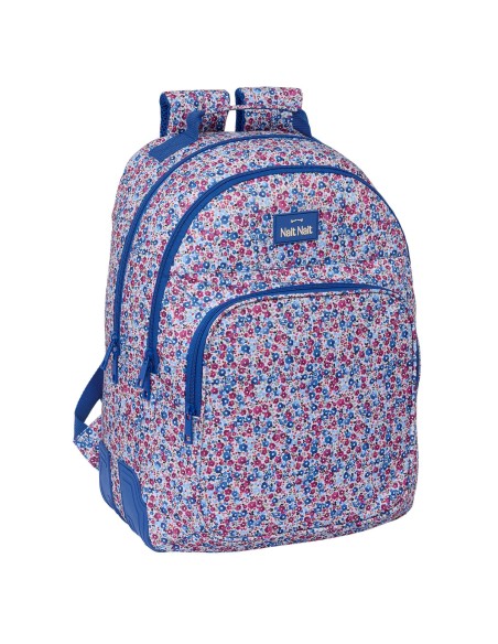 Cartable Nait Nait Flores coimbra azul Bleu 32 x 42 x 15 cm