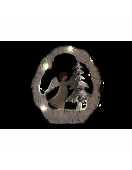 Décorations de Noël DKD Home Decor Résine (17 x 4,5 x 19 cm) (2 Unités)