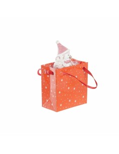 Décorations de Noël DKD Home Decor Résine Bonhomme de Neige (3,5 x 2,5 x 4 cm) (4 Unités) 2