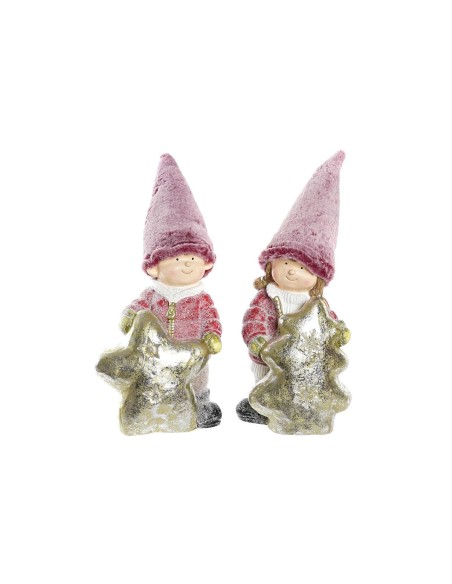 Décorations de Noël DKD Home Decor Enfants Magnésium (25,5 x 18,5 x 55 cm) (2 Unités)